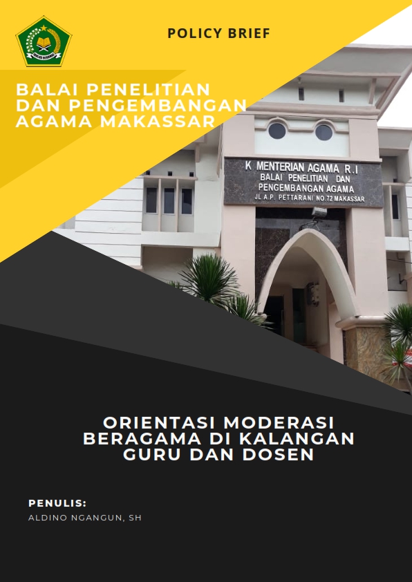 Orientasi Moderasi Beragama Di Kalangan Guru Dan Dosen